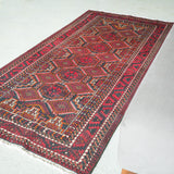 トライバル ラグ 175×90cm イラン手織り 一点物