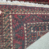 トライバル ラグ 175×90cm イラン手織り 一点物