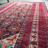 トライバル ラグ 208×100cm イラン手織り 一点物