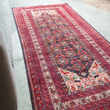 トライバル ラグ 208×100cm イラン手織り 一点物