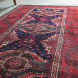 トライバル ラグ 183×102cm イラン手織り 一点物