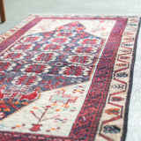 トライバル ラグ 100×52cm イラン手織り 一点物