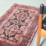 トライバル ラグ 94×58cm イラン手織り 一点物