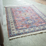 トライバル ラグ 155×105cm イラン手織り 一点物