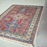 トライバル ラグ 155×105cm イラン手織り 一点物
