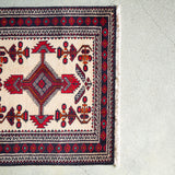 トライバル ラグ 160×83cm イラン手織り 一点物