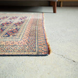 トライバル ラグ 138×98cm イラン手織り 一点物