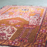 トライバル ラグ 98×70cm イラン手織り 一点物