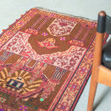 トライバル ラグ 98×70cm イラン手織り 一点物