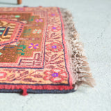 トライバル ラグ 98×70cm イラン手織り 一点物