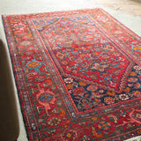トライバル ラグ 195×128cm イラン手織り 一点物