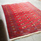 トライバル ラグ 145×105cm イラン手織り 一点物