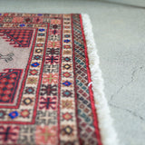 トライバル ラグ 120×85cm イラン手織り 一点物