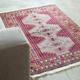 トライバル ラグ 120×85cm イラン手織り 一点物