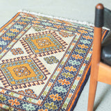 トライバル ラグ 90×70cm イラン手織り 一点物