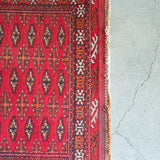 トライバル ラグ 117×87cm イラン手織り 一点物