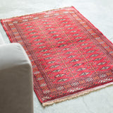 トライバル ラグ 117×87cm イラン手織り 一点物