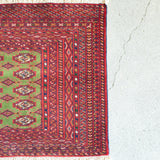 トライバル ラグ 126×66cm イラン手織り 一点物