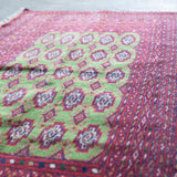 トライバル ラグ 126×66cm イラン手織り 一点物