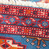 トライバルラグ 135×63cm イラン手織り 一点物