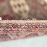 トライバル ラグ 112×60cm イラン手織り 一点物