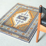 トライバル ラグ 88×66cm イラン手織り 一点物