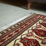 トライバル ラグ 147×100cm イラン手織り 一点物