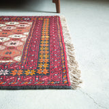 トライバル ラグ 165×92cm イラン手織り 一点物