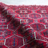 トライバル ラグ 93×64cm イラン手織り 一点物