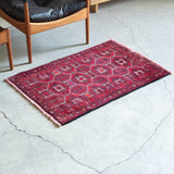 トライバル ラグ 93×64cm イラン手織り 一点物