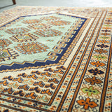 トライバル ラグ 151×120cm イラン手織り 一点物