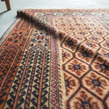 トライバル ラグ 177×98cm イラン手織り 一点物