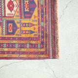 トライバル ラグ 130×92cm イラン手織り 一点物
