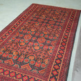 トライバル ラグ 195×108cm イラン手織り 一点物