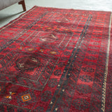 トライバル ラグ 220×105cm イラン手織り 一点物