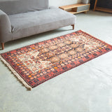 トライバル ラグ 200×103cm イラン手織り 一点物