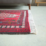 トライバル ラグ 155×106cm イラン手織り 一点物