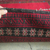 トライバル ラグ 155×106cm イラン手織り 一点物