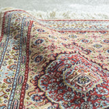 トライバル ラグ 87×58cm イラン手織り 一点物