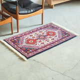 トライバル ラグ 102×62cm イラン手織り 一点物