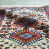 トライバル ラグ 100×61cm イラン手織り 一点物
