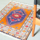 トライバル ラグ 74×66cm イラン手織り 一点物