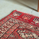 トライバル ラグ 106×63cm イラン手織り 一点物