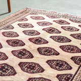 Tribal Rug 123×90cm 手織りトライバルラグ トルクメン