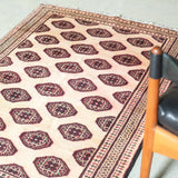 Tribal Rug 123×90cm 手織りトライバルラグ トルクメン