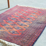 トライバル ラグ 85×63cm イラン手織り 一点物