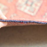 トライバル ラグ 82×62cm イラン手織り 一点物