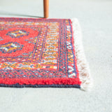 トライバル ラグ 87×66cm イラン手織り 一点物