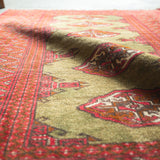 Tribal Rug 145×100cm 手織りトライバルラグ トルクメン