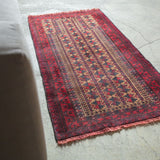 トライバル ラグ 142×72cm イラン手織り 一点物